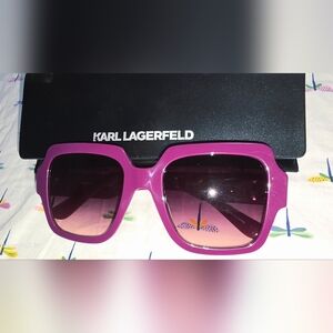 Karl Lagerfeld Purple Sunglasses